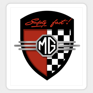 MG Safety Fast Shield Sticker